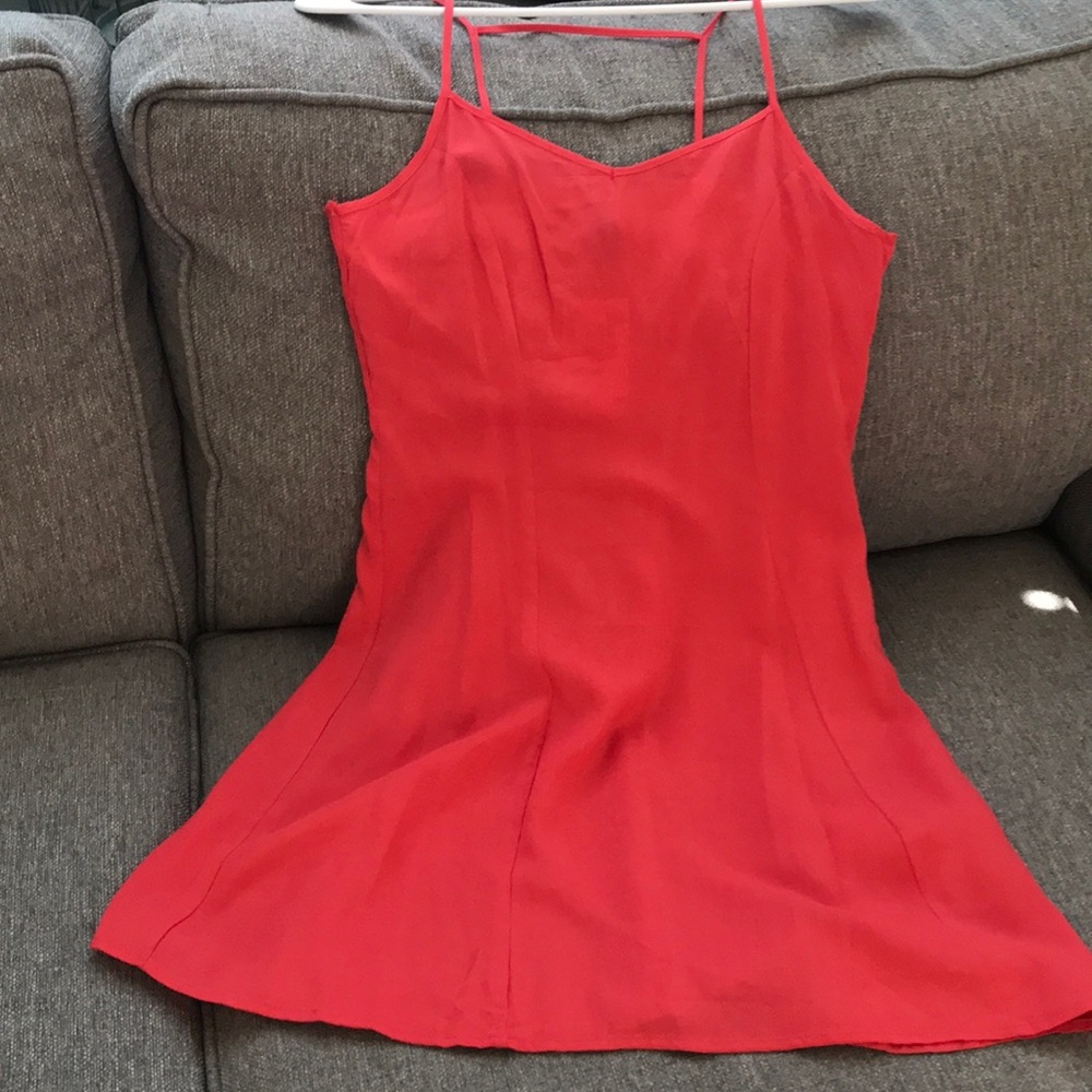 Hot pink dress